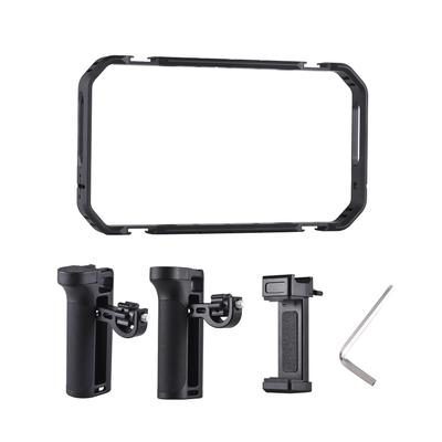 Portable Phone Video Rig Kit Smartphone Stabilizer for Video Recording Universal Phone Cage with Side Handles Cold Shoe