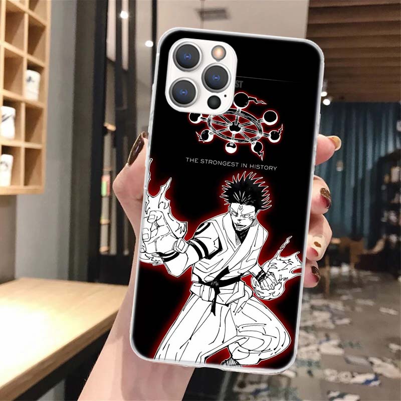 Kaisen J-Jujutsu Art Soft Phone Case For iPhone 17 Air 16 16E 15 14 Plus 13 Mini 12 11 Pro Max X XR XS 7 8 + SE 2020 Pattern Cov