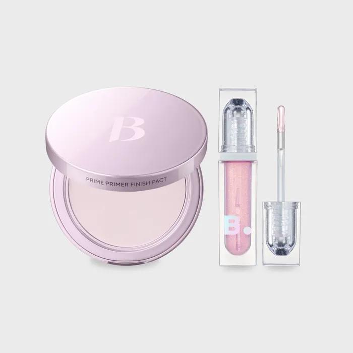 [Airy Blossom] Prime Primer Finish Pact (Pink) + Plumper (Blossom)