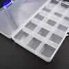 15 Grids Adjustable Storage Box for Small Jewelry Tool Box Bead Pills Organizer Nail Art Tip Case