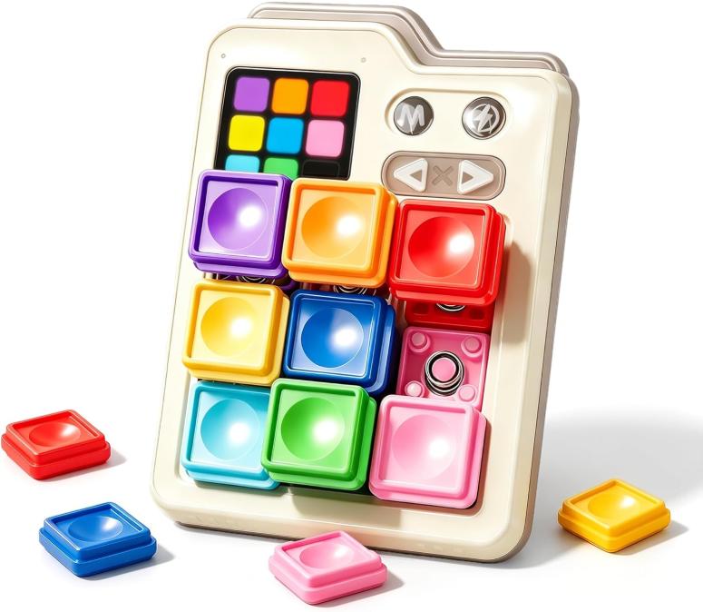 Electronic Klotski Puzzle, Sliding Puzzle for Adults and Kids, Teaser Toy
