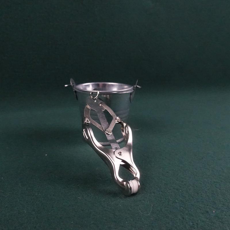 Heavy-Duty Butterfly Nipple and Clitoral Clamp Set for Intense Sensation