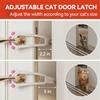 Cat Door Holder Latch Adjustable Dog Door Stopper Elastic Gate Lock Flex Latch Strap Keep Dog Out From Entering Pet Gate Supply