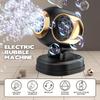 12 Hole Stage Bubble Machine Electric Rotating Automatic Lights Soap Blowing Maker Kids Outdoor Toys Wedding Party Game Gifts