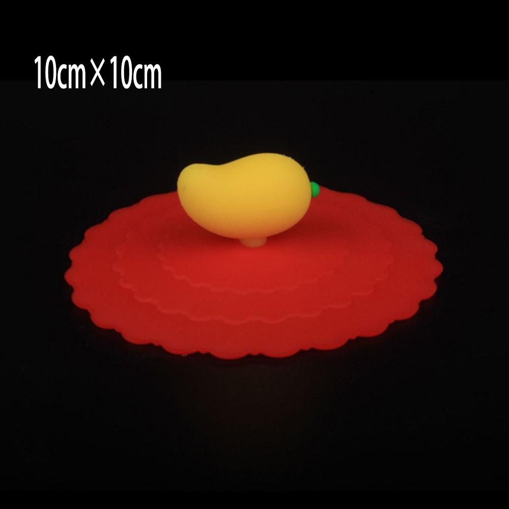 Silicone Anti-Dust Suction Mug Cup Cover Lid Cap No Spill Hot Drink Coffee Cup Heat-resistant And Reusable Home Appliances Parts