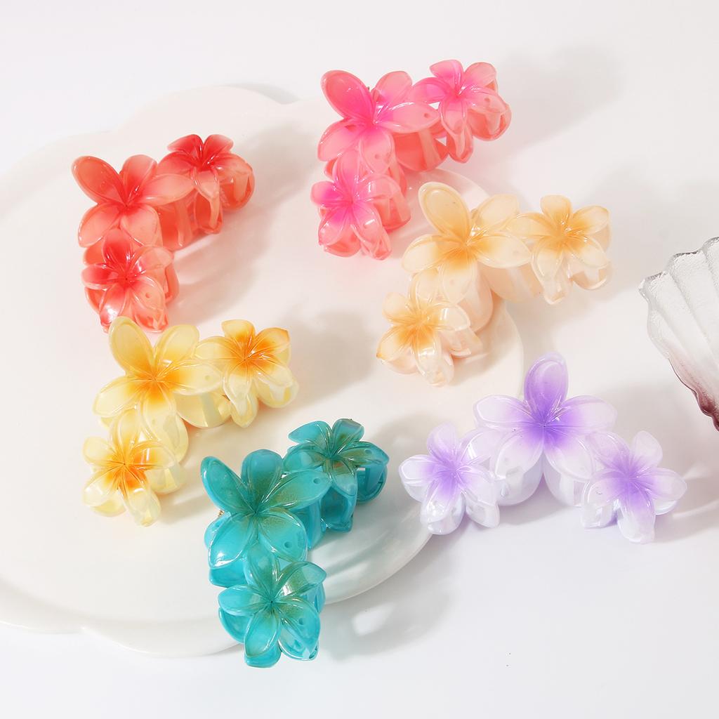 Neue Farbige Blume Haarspangen Clip für Frauen Mädchen Süße Haarnadeln Haarspange Große Krebs Haarspangen Haaraccessoires Geschenke