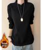 Unisex Henry Collar Semi-High Neck Fleece Sweatshirt - Heavyweight American Cleanfit, Perfect for Autumn/Winter