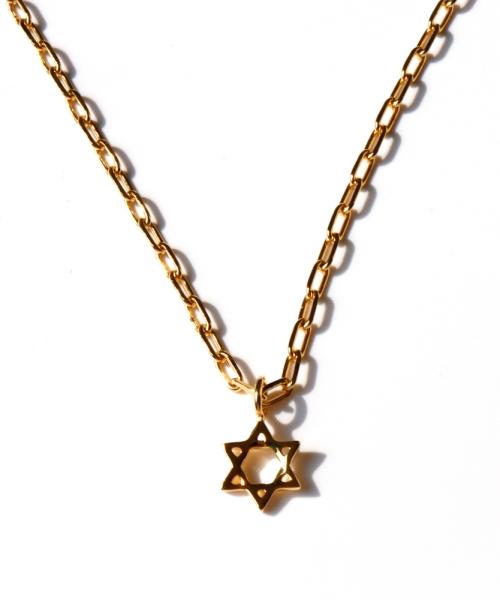 Bonbeau Antique Line Star Pendant Chain Necklace