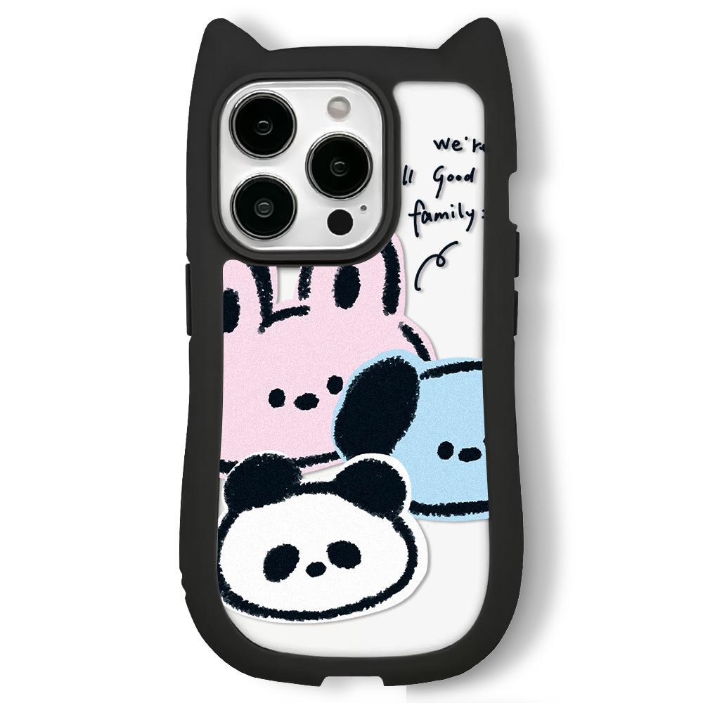 

Zhitai Cartoon Cat Ears Case for iPhone 12-16 Pro Max iPhone 17 Air