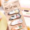 Memo Pad Cat Index Sticker Meow Cat Paw Sticky Note Notebooks Kitty Index Dividers  Office