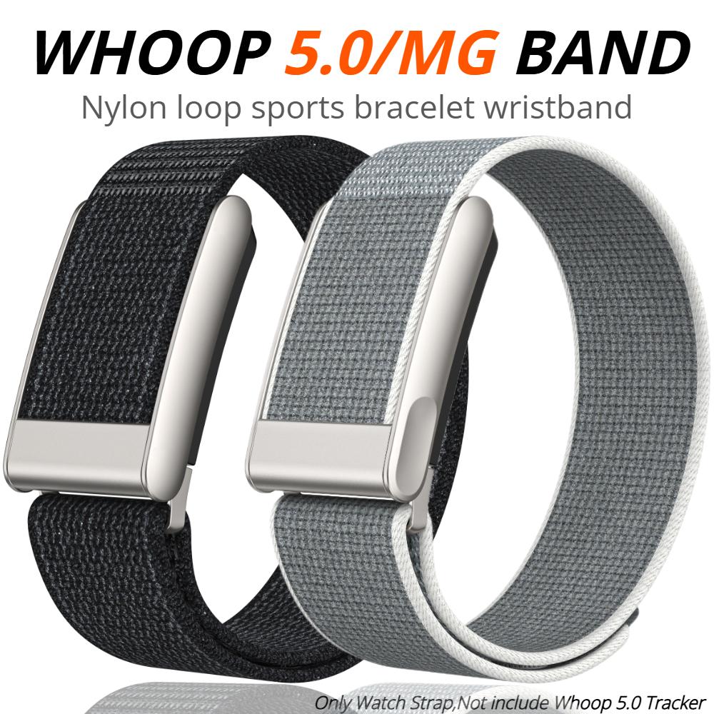 WHOOP 5.0 Armband Nylon Fitness Weich Atmungsaktiv Ersatzarmband Verstellbar Schutz Hülle Sport Armband Strap ,whoop 5.0 EKG-kompatible Version