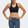 Adidas Medium Intensity Solid Color Sports Bra Women Underwear Black GD1478
