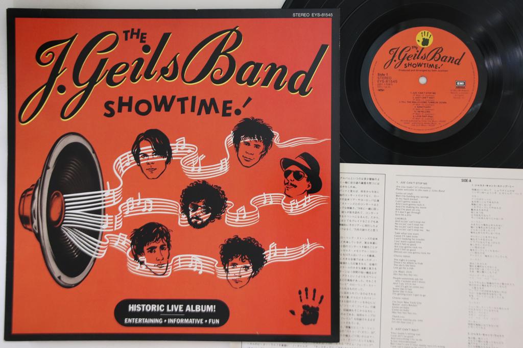 LP Record J GEILS BAND - Showtime EYS81545 EMI 1982 Japan Rock Used