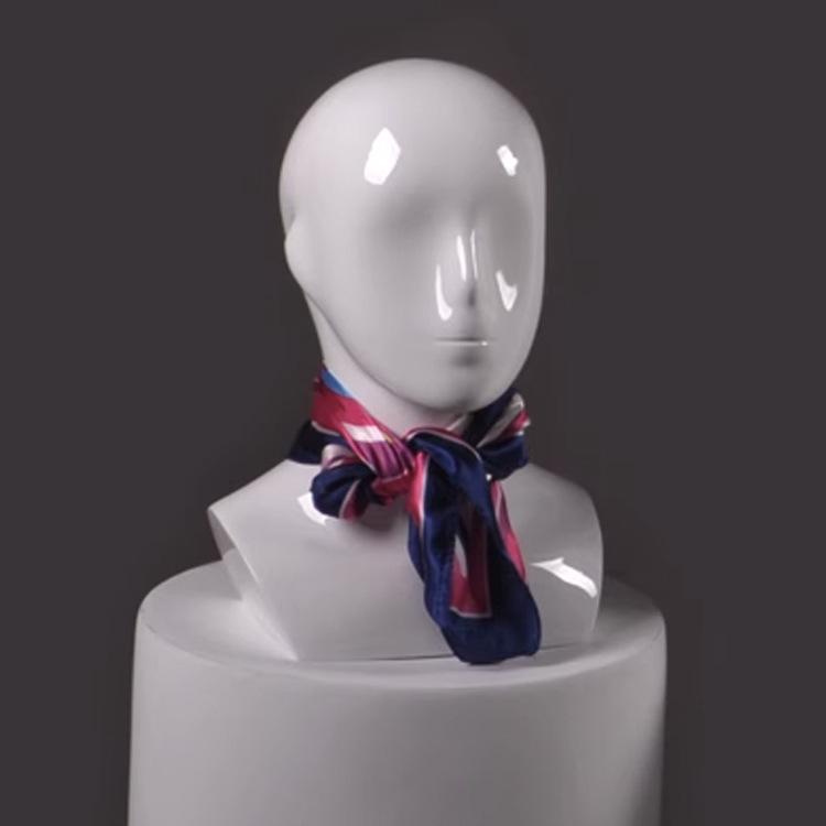 Male Mannequin Head with Shoulders for Hat, Wig, and Eyewear Display