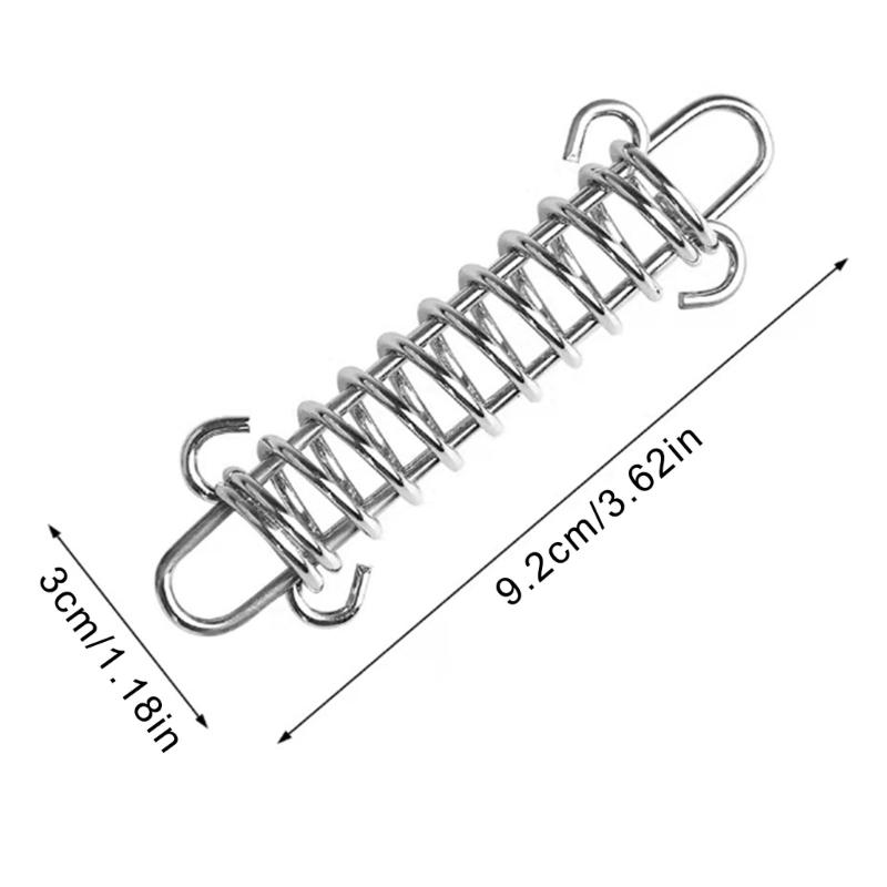 5lots Heavy Type Spring Buckles Awnings Rope Tensioner Outdoor for Tensioning Tarps and Securing Pet Leashes Outdoors