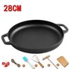 Multi-Purpose Cast Iron Flat Pan & Griddle Set
