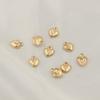 High Quality 14K Gold Filled Jewelry Accessories Necklace Pendant Peach Heart Charm