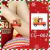 Ruikalong Christmas Cartoon Temporary Tattoo Stickers for Face and Arms