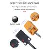 AUCHTEL TL-W5 Proximity Sensor Small Size 5mm DC 12V 24V 3 Wire Metal Approach Inductive Switch GKB-M0524 Automation NPN PNP PLC