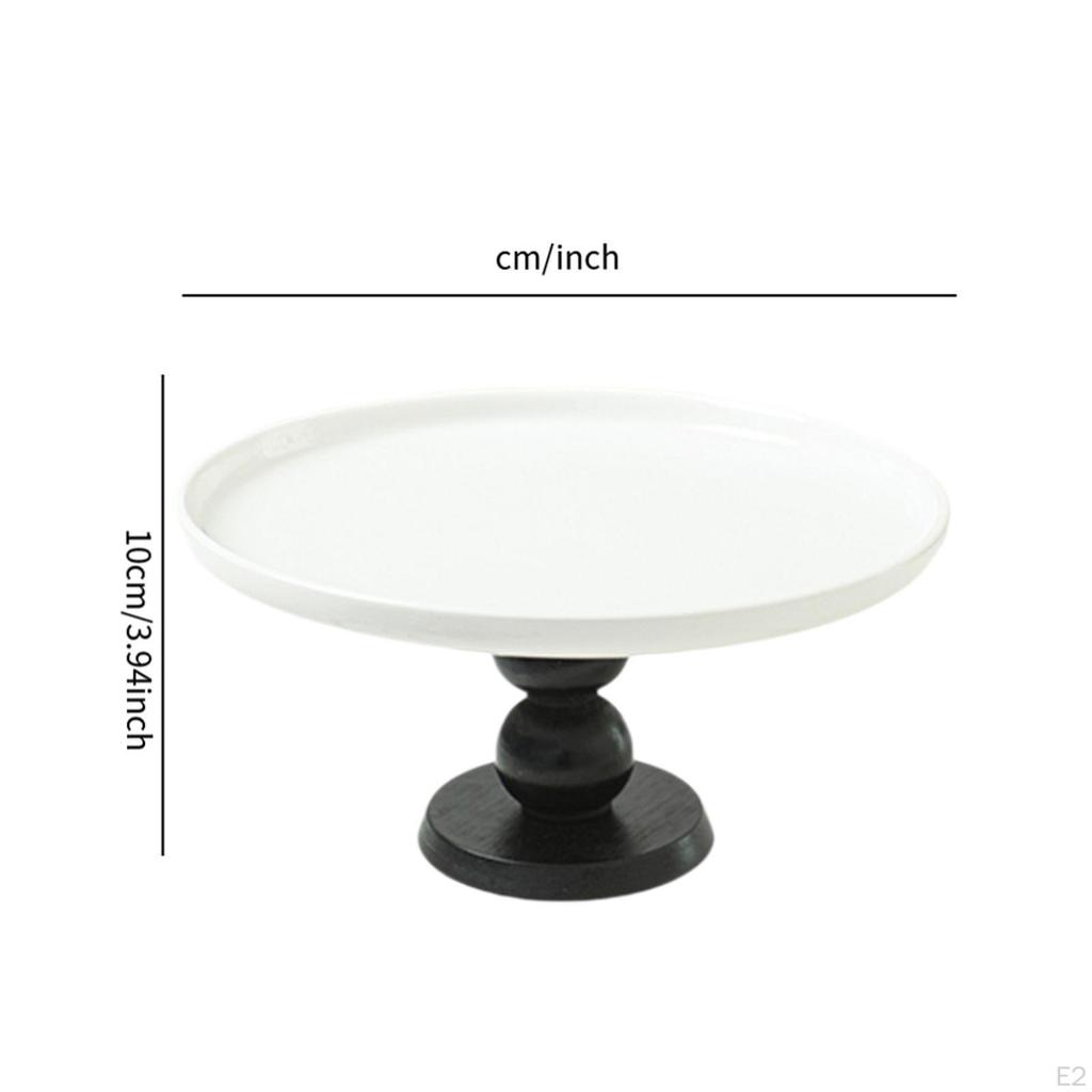 Ceramic Cake Stand with Foot for Displaying Desserts And Snacks