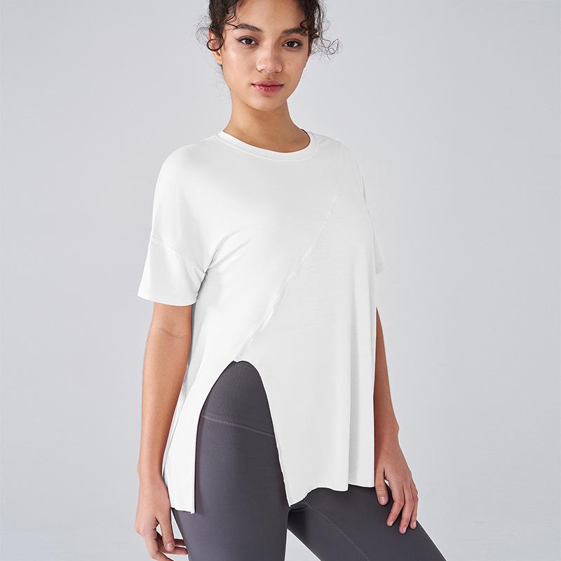 

Женский быстросохнущий топ с длинным рукавом свободного кроя для бега и йоги M