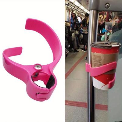Tragbarer Getränkehalter für Kaffee, Wasser, Milch, Becher, Ständer für U-Bahn, Bus, Fahrrad, Zubehör, universeller, langlebiger Getränkehalter, einfach zu handhaben