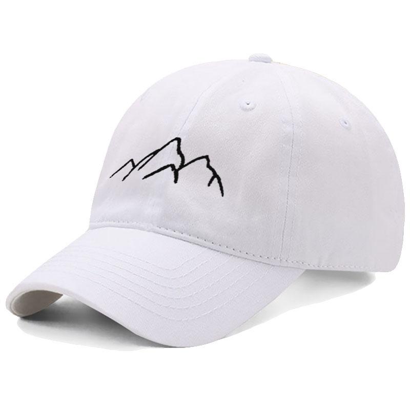 Baseball Cap For Men Women Soft Washed Cotton Mountain Range Embroidery Dad Hats Fashion Outdoor Sports Golf Caps Dropshipping