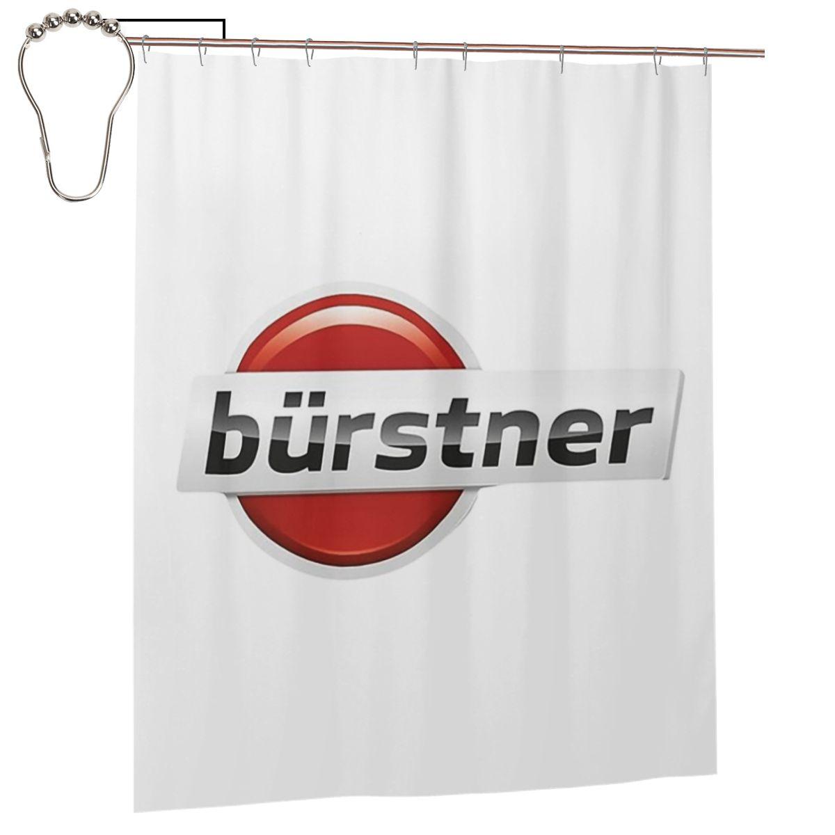 

Burstner Caravan Shower Curtain Bathroom Polyester Waterproof Bath Curtains With Hooks W60H190(CM)-1 Pcs