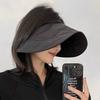 Foldable Sun Hats For Women Wide Brim Empty Top Visor Cap Outdoor Uv Protection Female Adjustable Sunscreen Hat Sport Visors
