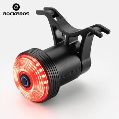 ROCKBROS Smart Tail Light for Night Riding,Ultra Bright Brake Sensing Rear Light