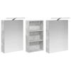 Bathroom Cabinet Set 3 Pcs 140 X 14.5 X 70 Cm Particleboard