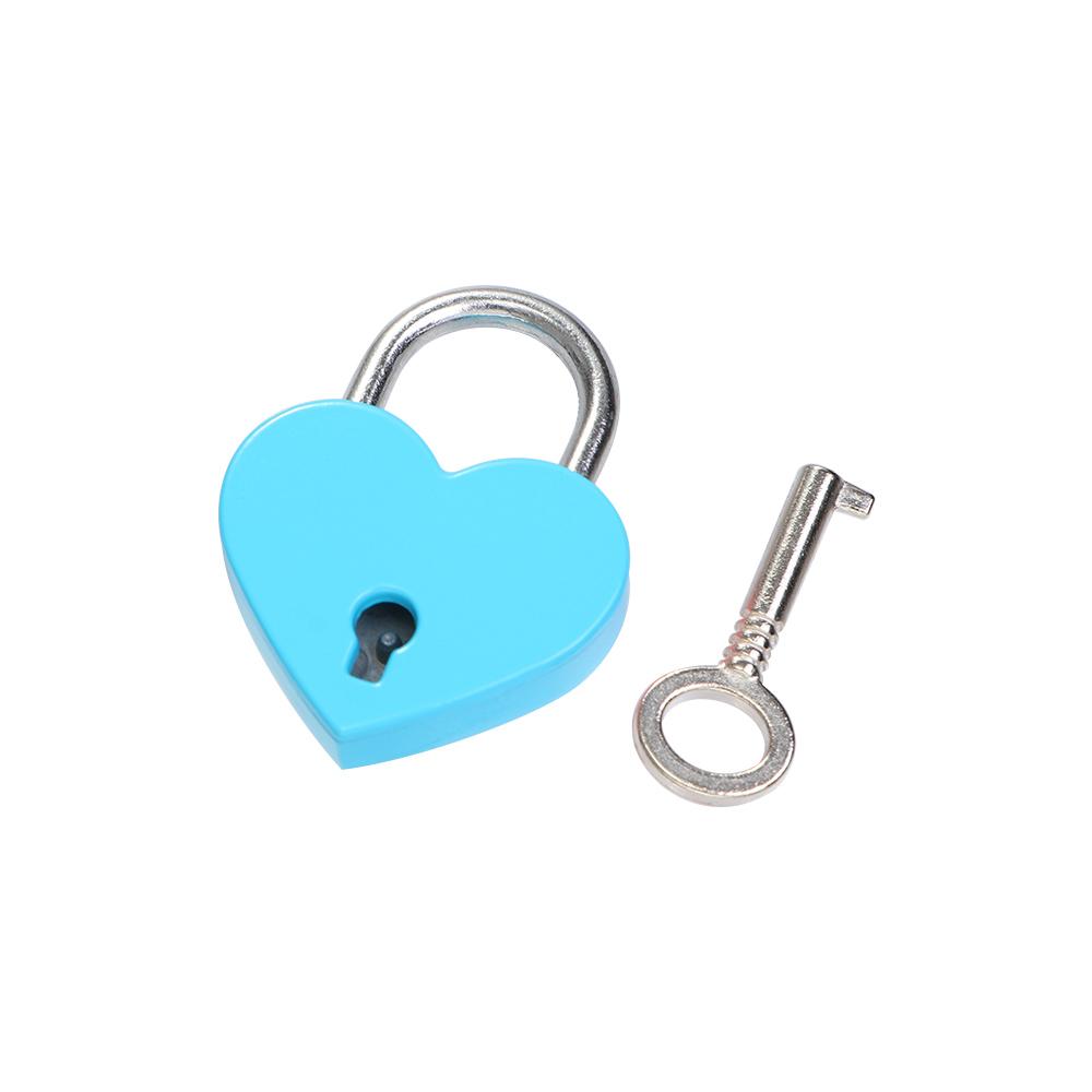 Diary Book Cute Zinc Alloy with Key Travel Wedding Padlock Love Heart Lock Hardware Locks