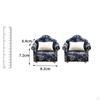 1/12 Dollhouse Miniature Sofa Decoration Accessories for Decor