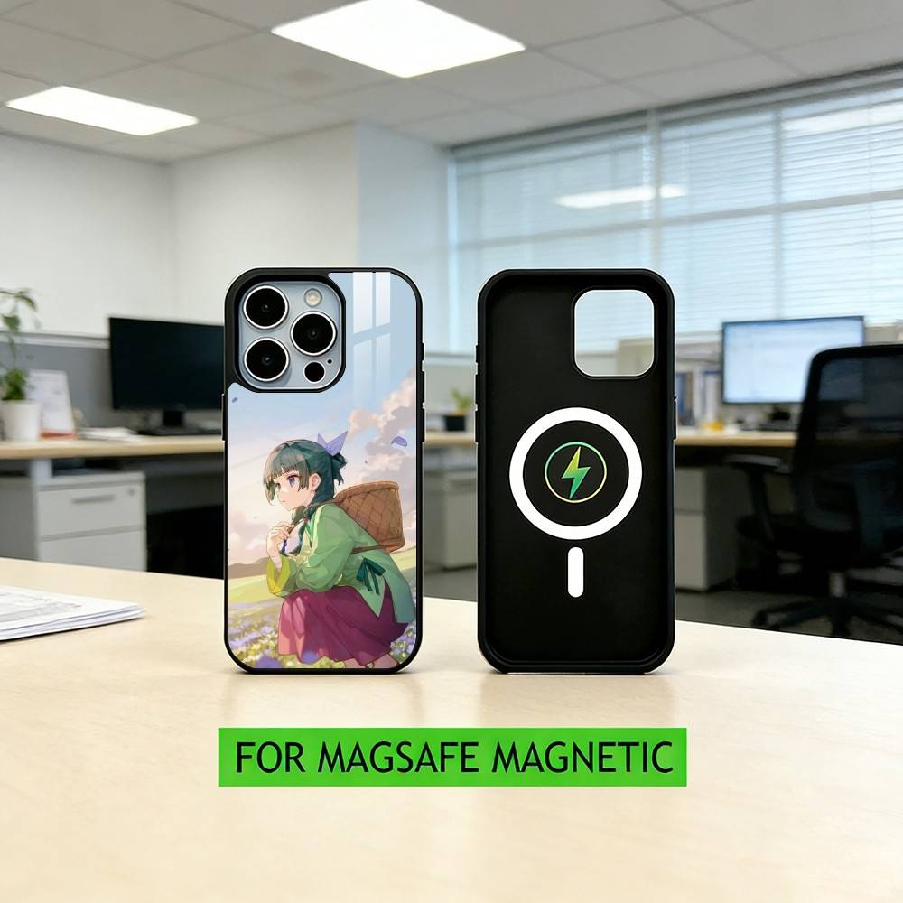 

The Apothecary Diaries Anime Phone Case For iPhone17,16,15,14,13,12,11 Plus,Pro Magnetic For Magsafe Wireless Charging iPhone14PROMAX
