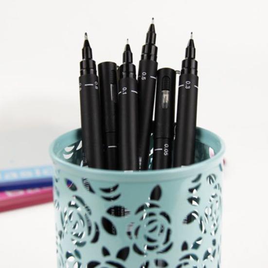 Black Pigment Liner Fineliner Waterproof Anime Comics Sketching Ink Drawing Pen