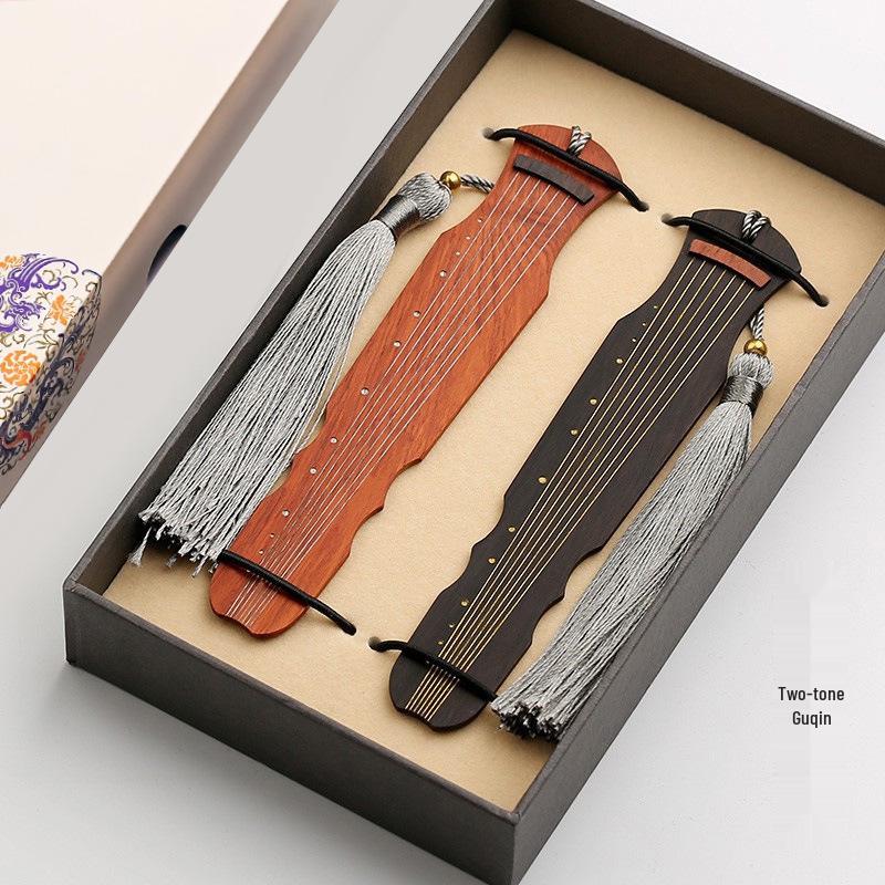 Rosewood Hollow Design Bookmark In Gift Box - Chinese Style Wooden Crafts Festival Gift