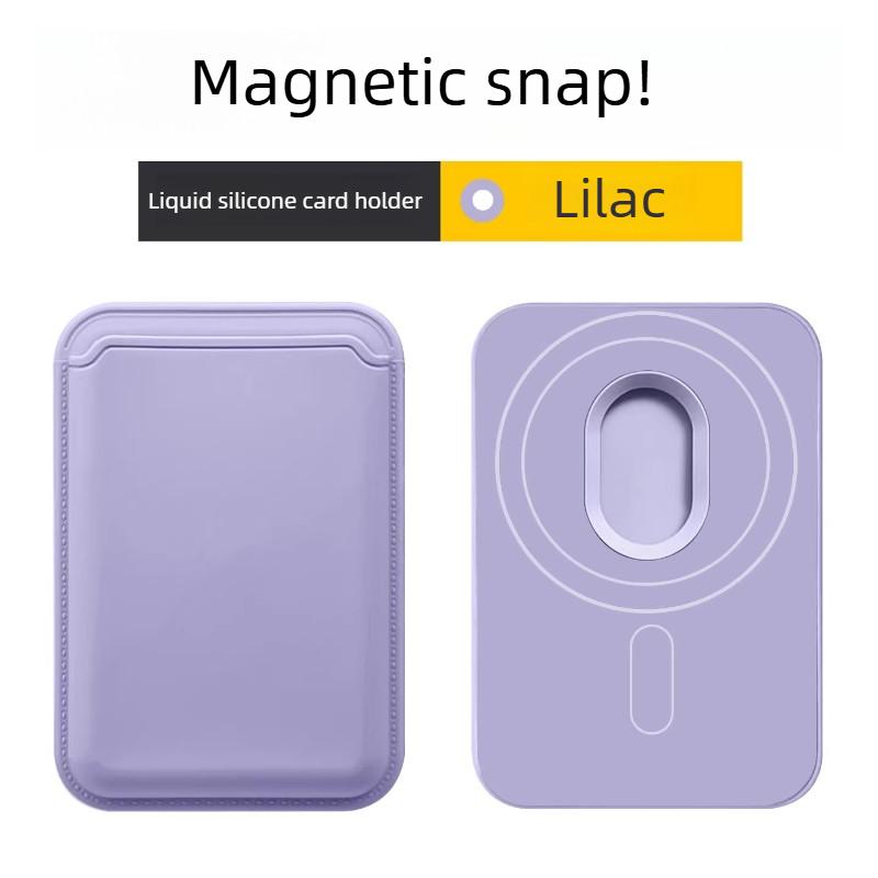 Candy Color Original Liquid Silicone Card Bag Case for IPhone 17 ProMax 16 14 15 Strong Magnetic for Magsafe Card Storage Wallet