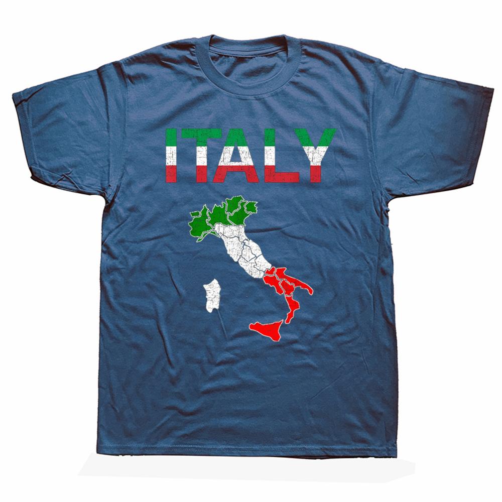 Funny Italy Map and Flag Italia Graphic Tshirts Tshirt Men Womens Fashion Casual Oversized 100 Cotton T Shirt Short Sleeve