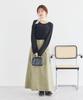 Remake Size F Military-style Skirt, Khaki,