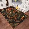 Fiery dragon power and strength carpet Yoga living room room decor children's crawling mat doormat area rug games mat