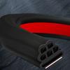 Rubber Flexible Self-Adhesive Door Seal For Easy Application And Has Good Sound Insulation Effect.