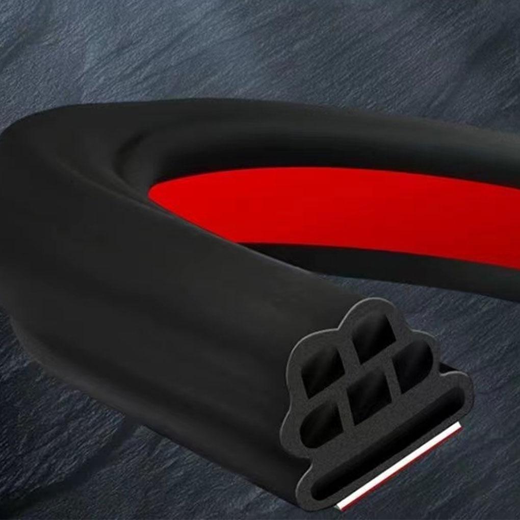 Rubber Flexible Self-Adhesive Door Seal For Easy Application And Has Good Sound Insulation Effect.