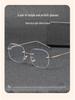 Super Light Metal Polygon Frameless Glasses for Women: Anti-Blue Light, Prescription-Ready Myopia Eyewear