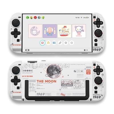 GeekShare Switch 2 Compatible with Switch 2025 and PC Separate Full Easy Removal Moon Landing Project Cover, Joy-Cons, Cover, Protection, Slim,