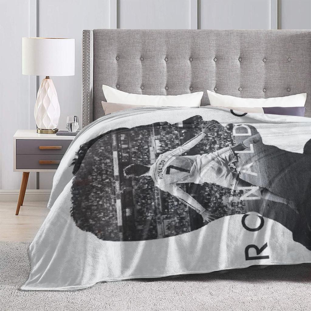 Cr7 Be Strong Flannel Blankets Creative Throw Blanket for Home 150*125cm Bedspreads,