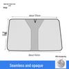 Titanium Silver Car Sunshade Windshield & Window Blackout with Heat Insulation and Laser Sun Blocker