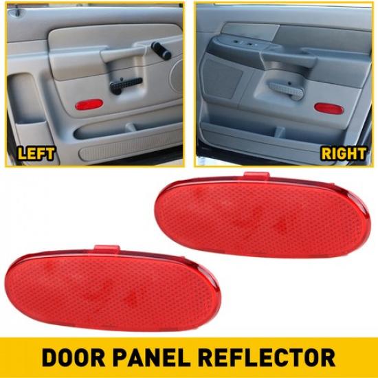 Red Door Light Panel Lens Reflector For 2003-2009 Dodge Ram 2500/3500 5179299AA