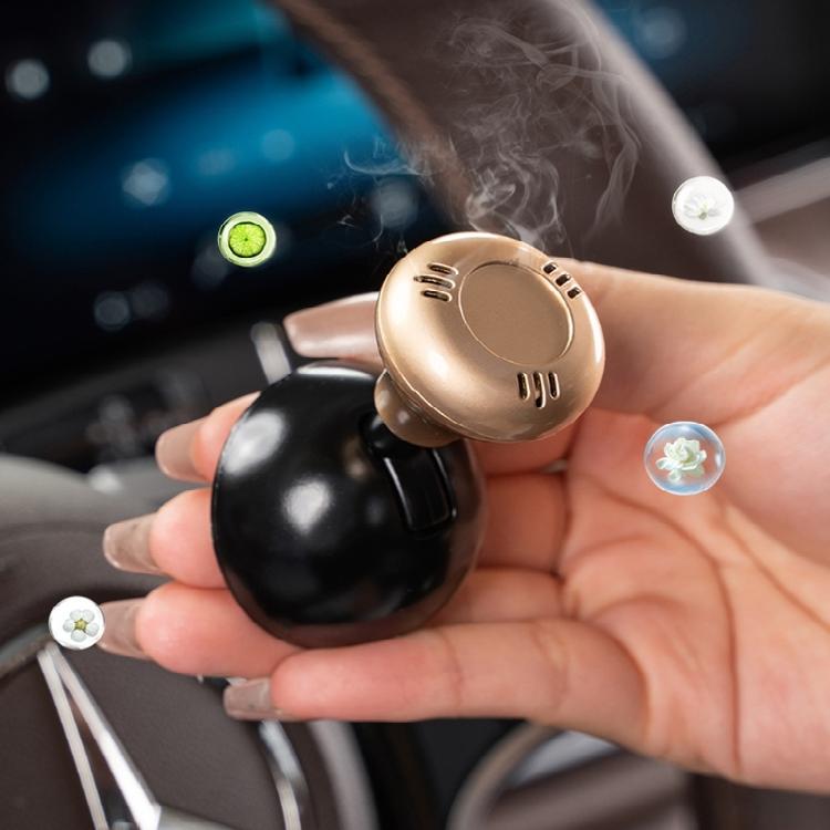 Elegant Quick Recognition Refreshing Car Start Knob Button with Aromatic Perfume Dispenser, Joystick Balling Decoration