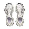 Li Ning Slip Resistant, Abrasion Resistant, Breathable Low Top Chunky Sneakers Men's White Silver AGCW055-4
