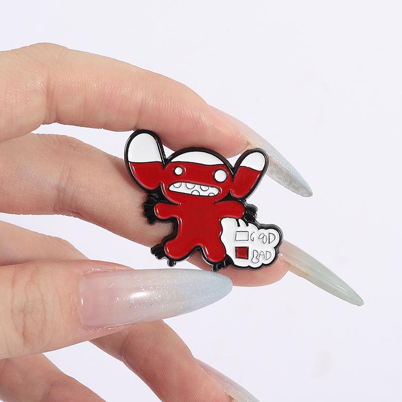 Spille Smaltate Marionetta Clown Personaggi Cartoni Animati Personalizzati Spille da Bavero Distintivi Abbigliamento Animali Gioielli Regalo per Bambini Amici